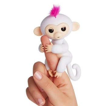 Интерактивная ручная обезьянка Finger Monkey white
