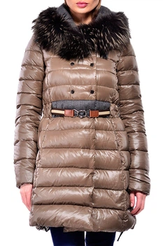 Пуховик женский DUVETICA 46 коричневый (D305000 MFG 170-46)