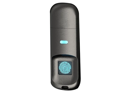 Флэшка с защитой BauTech отпечатком пальца USB 2.0 3.0 32GB Черный (1009-187-00)