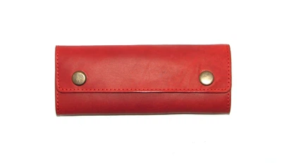 Шкіряна Ключниця DNK Leather Keys-L червона