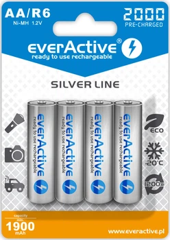 Аккумулятор everActive 4x EVHRL6-2000, AA/(HR6), 2000mAh, LSD Ni-MH, блистер 4шт