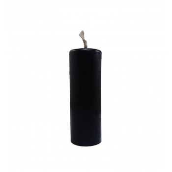 Свічка декоративна 5candles Циліндр 3,5х10 см воскова чорна 4шт