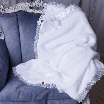 Крыжма Бантик Brilliantbaby 90х90 см белая