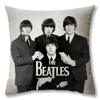 Подушка DU-GARA "The Beatles" 40 × 40 см принт (podushka-0016)