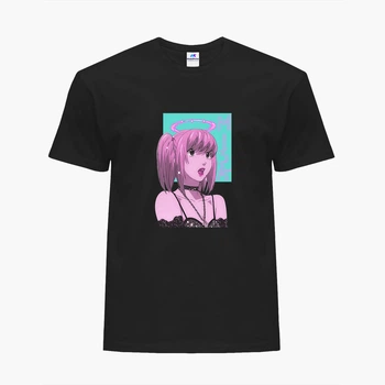 Футболка женская Тетрадь смерти Миса Аманэ (Death Note Misa Amane) (8976-2827-4) XL Черная