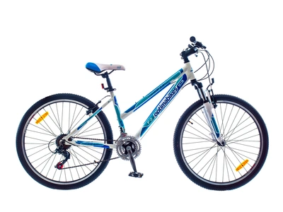 Велосипед Optimabikes F2 26" (рама 16", белый/голубой, б/у)