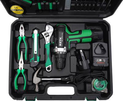 Дрель-шуруповерт аккумуляторный RZTK RD 1220Li+KIT 