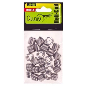 Ремонтные резьбовые вставки M10х1.5, 25 шт/уп. (РВ-1067) (РВ-1067) Alloid