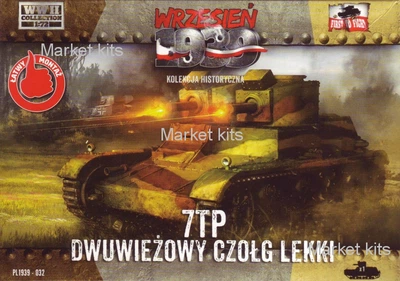 Польський легкий танк 7TP із подвійною вежею 1:72 First To Fight (FTF032)