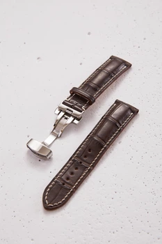 Ремінець для годинника Balabanoff Alligator Padded Watch Strap Коричневий