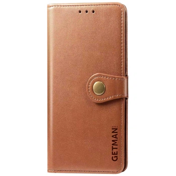 Шкіряний чохол книжка GETMAN Gallant (PU) для Samsung Galaxy A15 4G/5G Коричневий