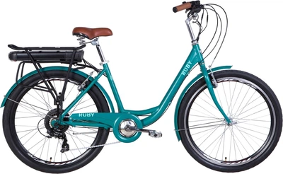 Електровелосипед Dorozhnik Ruby 26" 17" (м) 2020 Білий (ELB-D-26-047)