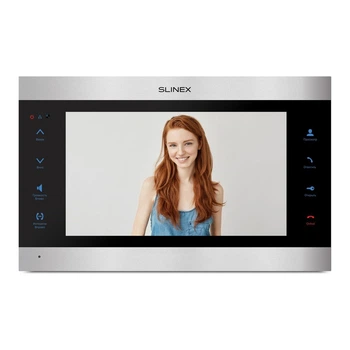 Гибридный IP Full HD видеодомофон Slinex SL-10IPTHD silver + black