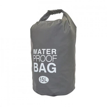 Гермомішок водонепроникний Waterproof Bag 15л Сірий