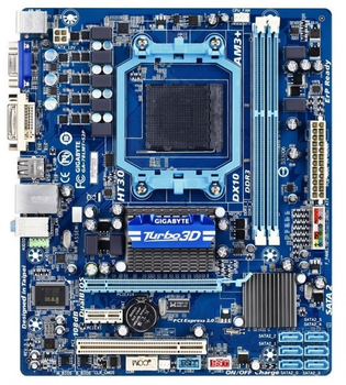 Материнская плата Socket AM3+ GIGABYTE GA-78LMT-S2P Rev 3.1 125W + FX READY ( AM3+ / AM3 , DDR3, AMD 760G, PCI-Ex16 ) Б/У