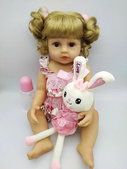 Силіконова лялька Reborn Ellie, пупс Reborn дівчинка, вініловий Реборн, зріст 53 см. Reborn NPK (29898807)
