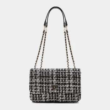 Сумка женская Guess Cessily medium 4020 Черно-белая (H2000029613494)