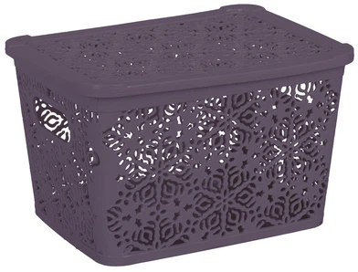 Кошик для зберігання Violet House 0402 №2 Ажур 7 л 15х20х25.5 см (0402 №2 Ажур PL з/кр. 7 л)