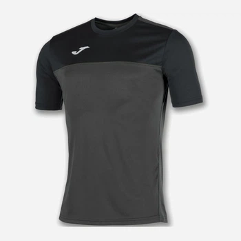 Футболка спортивна Joma Winner L Сіро-чорна (9997642644086)