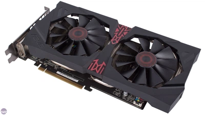 Asus PCI-Ex Radeon R9 380X Strix 4GB GDDR5 (256bit) (970/5700) (2xDVI, HDMI, DisplayPort) (STRIX-R9380X-4G-GAMING) Б/В