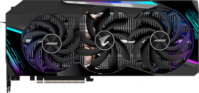Відеокарта Gigabyte PCI-Ex GeForce RTX 3080 Ti Aorus Master 12G 12 GB GDDR6X (384 bit) (1770/19000) (3 х HDMI, 3 x DisplayPort) (GV-N308TAORUS M-12GD)