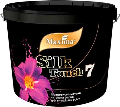 Шелковисто-матовая латексная краска "Silk Touch 7" Maxima 1.2 кг (4823083307851)