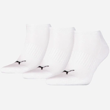 Набір чоловічих шкарпеток коротких бавовняних Puma Cushioned Sneaker Un 90794202 43/46 3 пари White (8720245028844)