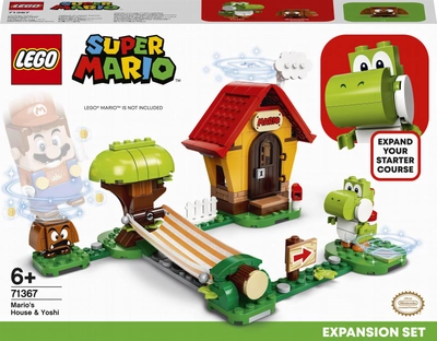 Конструктор LEGO Super Mario Дом Марио и Йоши дополнительный набор 205 деталей (71367)