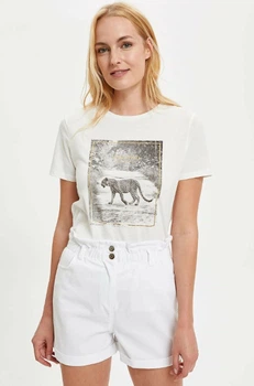 Футболка Defacto Stay wild-be strong 2XL Белая (DeF Woman -3012-5)