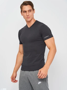 Футболка нательная мужская хлопковая Kappa K1311 XL Антрацит (8052394814130)