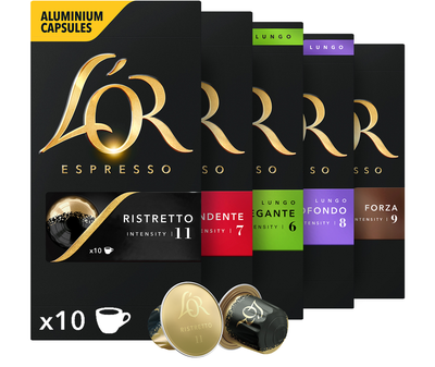 Набор кофейных капсул L'OR Collection совместимы с Nespresso 100% Арабика 50 шт (1780201379646)
