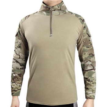 Рубашка Pave Hawk PLHJ-018 Camouflage CP 2XL камуфляжная с карманами на рукавах