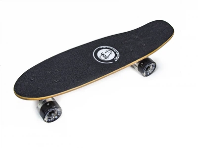 Пенни борд (Penny Board) "Fish" деревянный 22", Светящиеся колеса