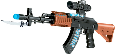 Автомат світлозвуковий ZIPP Toys AK47 Чорний (5320025) (2253200250005)