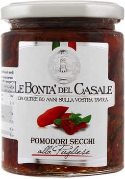 Помідори Le Bonta' del Casale В'ялені Алла Пульзе в олії 314 мл (8020454000571)