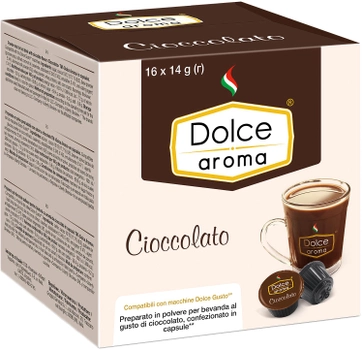 Капсула Dolce Aroma Cioccolato для системы Dolce Gusto 14 г х 16 шт (4820093485197)
