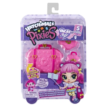 Ігровий набір Hatchimals Pixies Vacay Style Surprise Doll Лялька сюрприз Фея Пікс (6056546)
