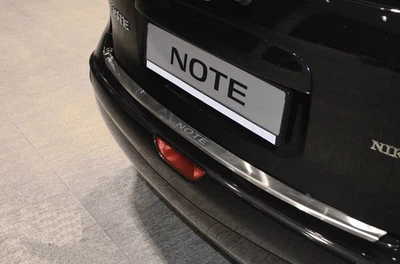 Накладка на бампер Nissan Note 2005-2013 с загибом исполнение Premium NataNiko