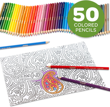 Crayola Colored Pencils, 50 Count Set