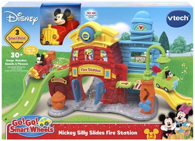 Игровой набор VTech Go! Go! Mickey Mouse Silly Slides Fire Station Пожарная часть с Микки Маусом (80-511600)