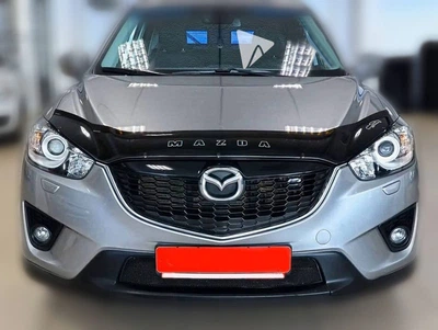 Дефлектор капота Mazda CX-5 2012-2017 с логотипом Vip Tuning