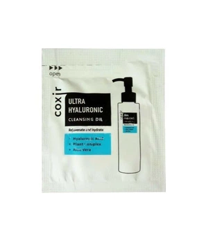 Пробник Гідрофільна олія з гіалуроновою кислотою Coxir Hyaluronic Cleansing Oil Pouch, 2 мл