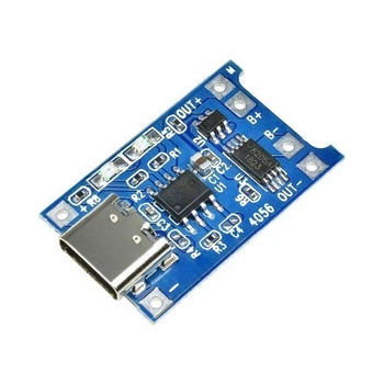 Контролер заряду/розряду, плата захисту 1S li-ion TP4056 1А USB type-c