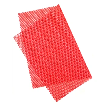 Коврик антискользящий на стол SiliconGoods 30х40 см красный