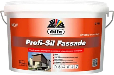 Фарба Profi-Sil Fassad модифікована силіконом Dufa 14 кг (706163)