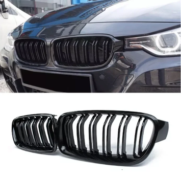 Решетки радиатора BMW F30 F31 М3 бмв ф30 ф31 Черный глянец