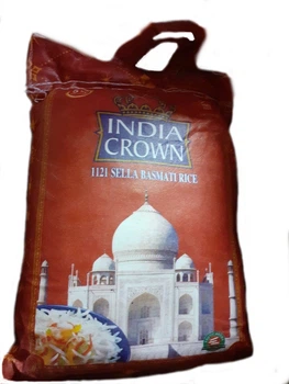 Рис басмати пропаренный India Crown 1121 Sella Basmati Rice 5 кг