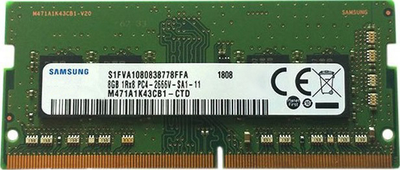 пам'ять SO-DIMM DDR4 8GB SAMSUNG ORIGINAL (M471A1K43CB1-CTD) 2666 MHz, CL18, V 1.2