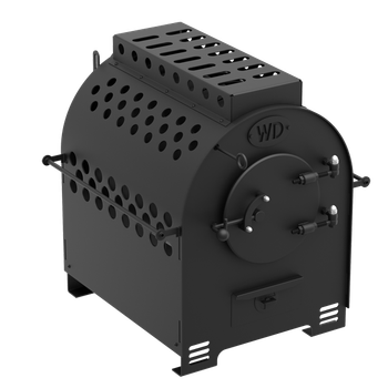 Печь на дровах серии BARREL 1510 тип 01 d 120мм 9 кВт (6C0003)