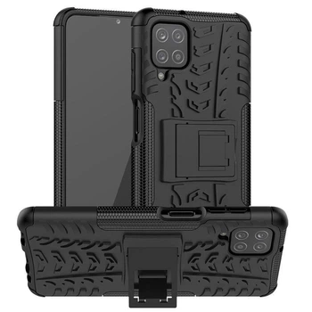 Чехол Armor для Samsung Galaxy A12 2021 / A125 противоударный бампер Black
